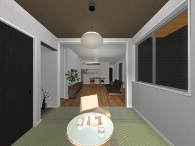 和モダンの邸宅 